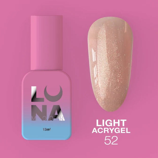 Luna Light Acrygel 52 (13ml) - www.texasnailstore.com