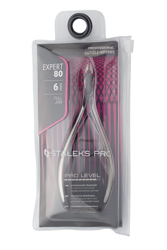 Professional cuticle nippers EXPERT 80 (6mm)