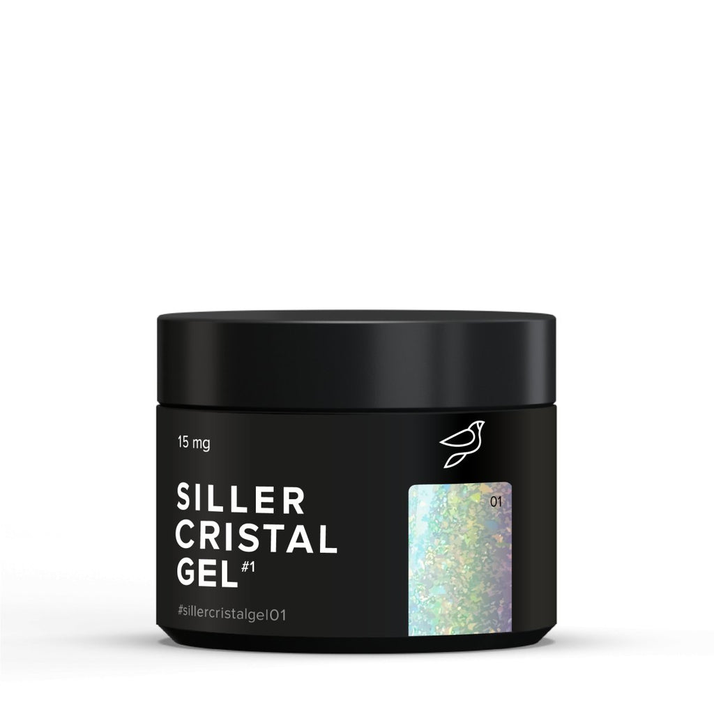 Siller Cristal Gel #1 (15ml) - www.texasnailstore.com