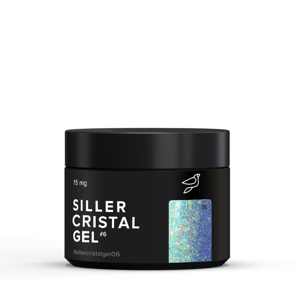 Siller Cristal Gel #6 (15ml) - www.texasnailstore.com