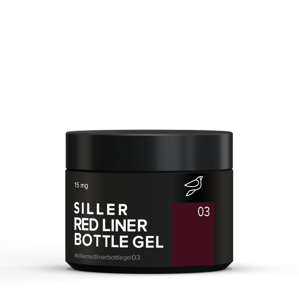 Siller Red Liner #3 (15ml) - www.texasnailstore.com