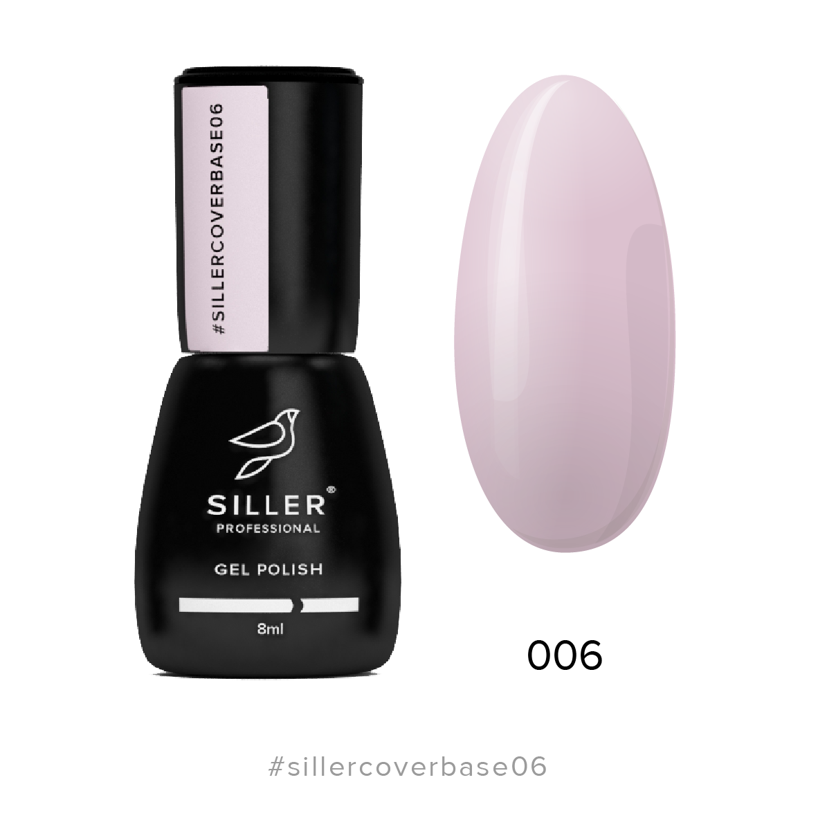 Siller Cover Base №6 8ml - www.texasnailstore.com