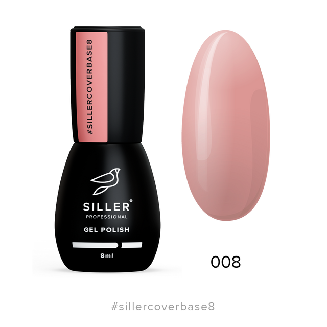 Siller Cover Base №8 8ml - www.texasnailstore.com