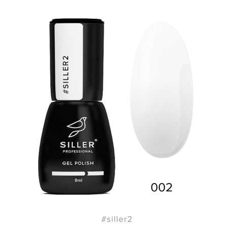 Gel Polish Siller №2 (white), 8ml - www.texasnailstore.com