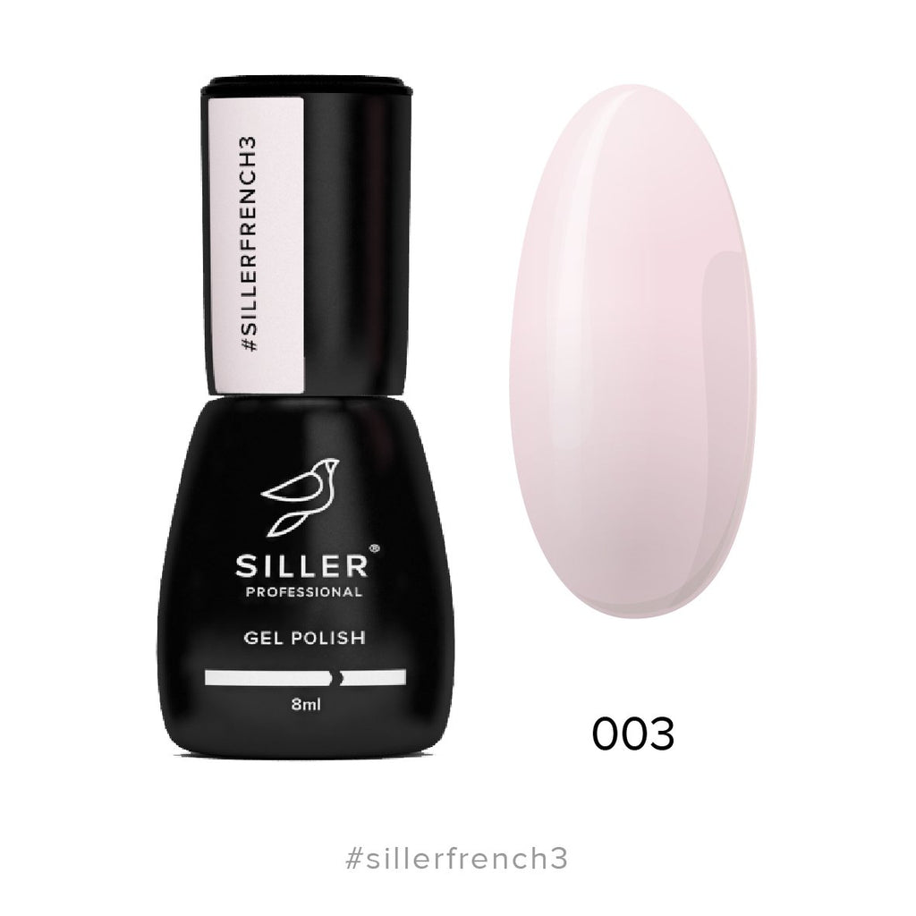 Gel polish Siller French #3 (8ml) - www.texasnailstore.com