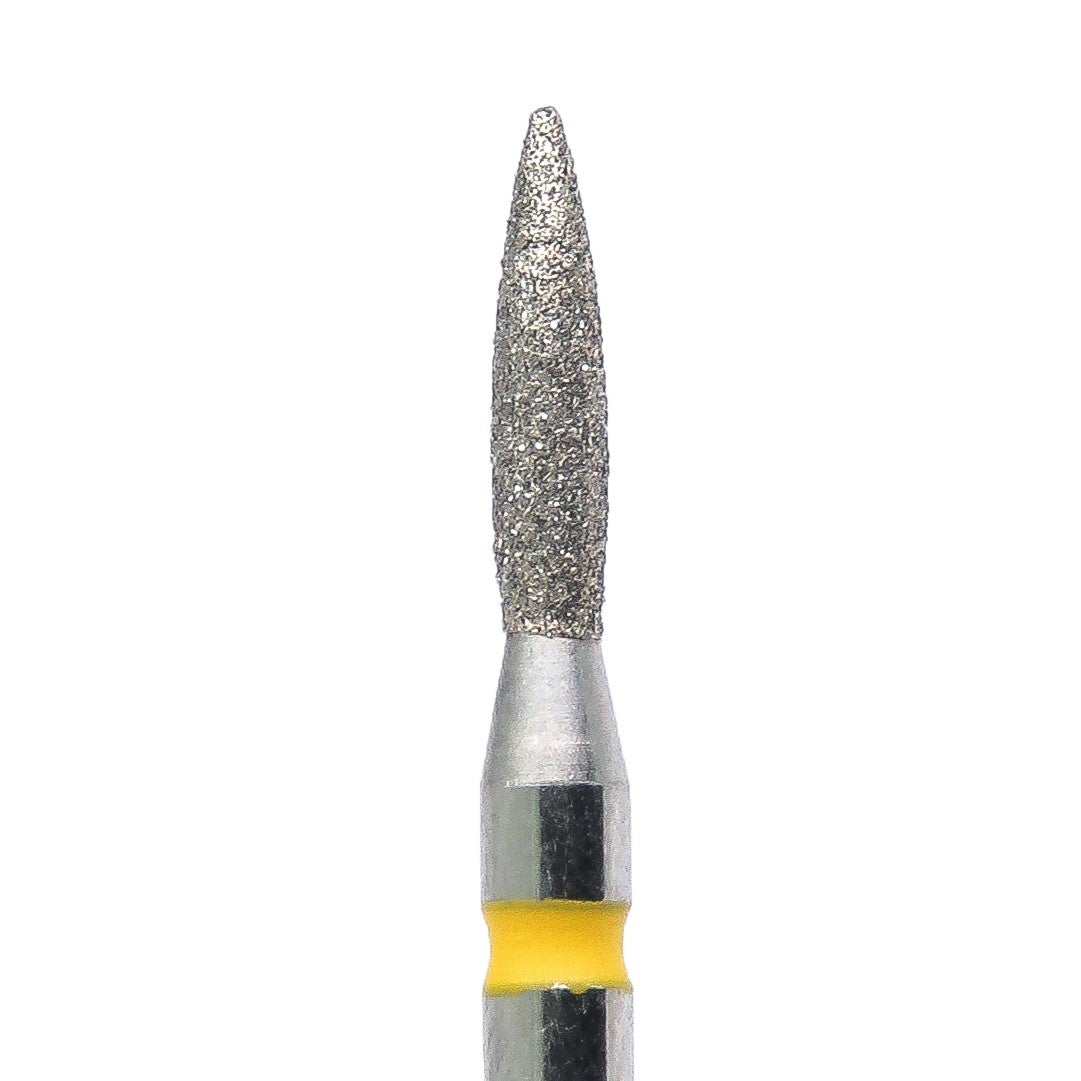 KMIZ Diamond Bit Flame (1.8mm) Yellow - www.texasnailstore.com