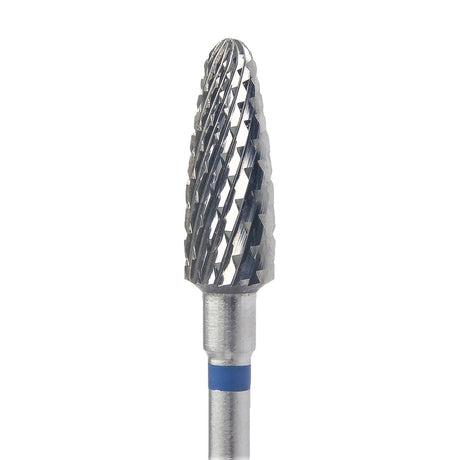 KMIZ Tungsten Carbide Bur Parabola (5mm) Blue - www.texasnailstore.com