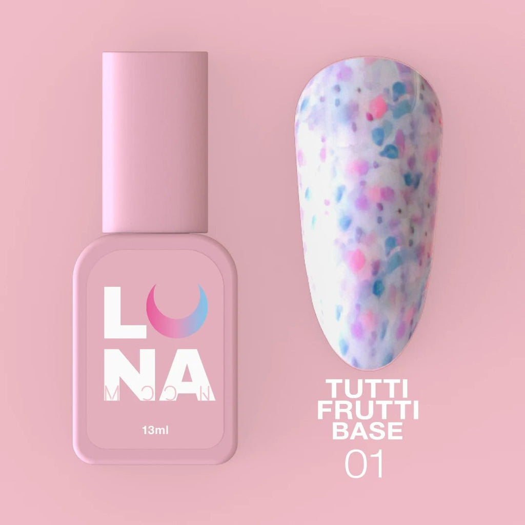 Luna Base Tutti Frutti 01 13ml - www.texasnailstore.com