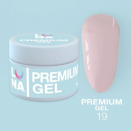 Luna Builder Gel Premium №19 (30ml) - www.texasnailstore.com