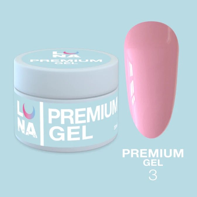 Luna Builder Gel Premium №3 (30ml) - www.texasnailstore.com