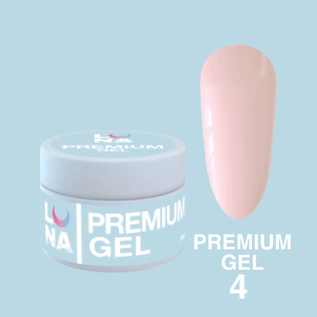 Luna Builder Gel Premium №4 30ml - www.texasnailstore.com