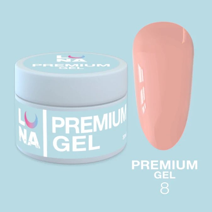 Luna Builder Gel Premium №8 (30ml) - www.texasnailstore.com