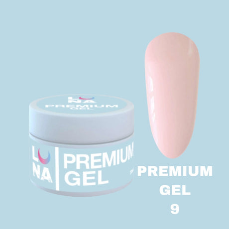 Luna Builder Gel Premium №9 30ml - www.texasnailstore.com