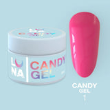 Luna Candy Builder Gel #1 30ml - www.texasnailstore.com