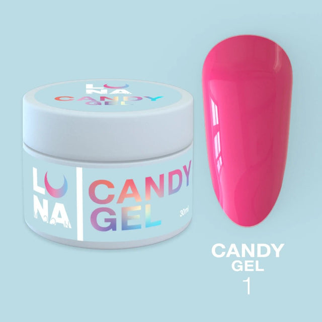 Luna Candy Builder Gel #1 30ml - www.texasnailstore.com