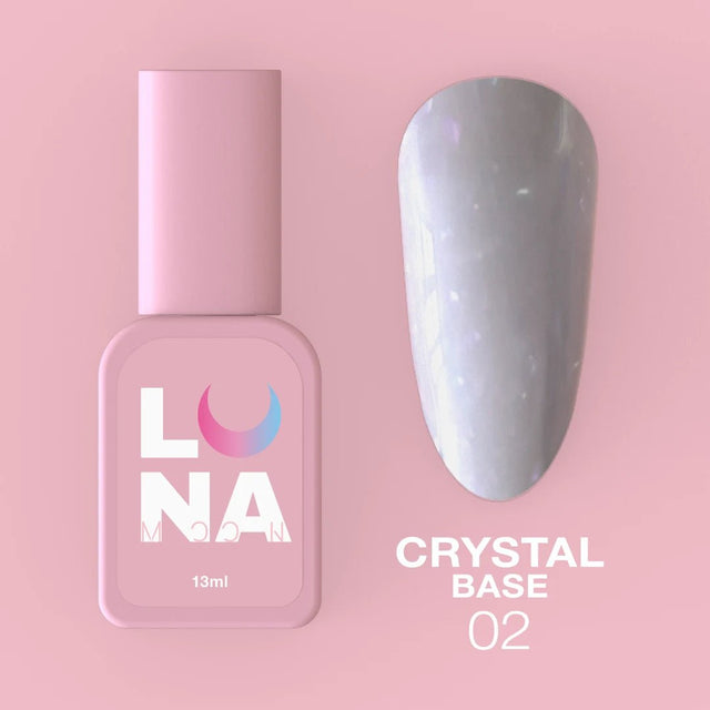 Luna Crystal Base 02 13ml - www.texasnailstore.com