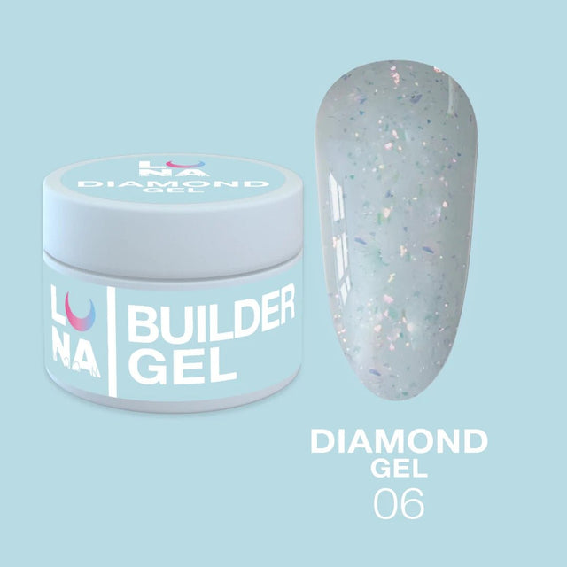 Luna Diamond Gel №6 (15ml) - www.texasnailstore.com