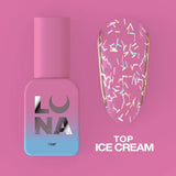 Luna Top Coat Ice Cream (13ml) - www.texasnailstore.com