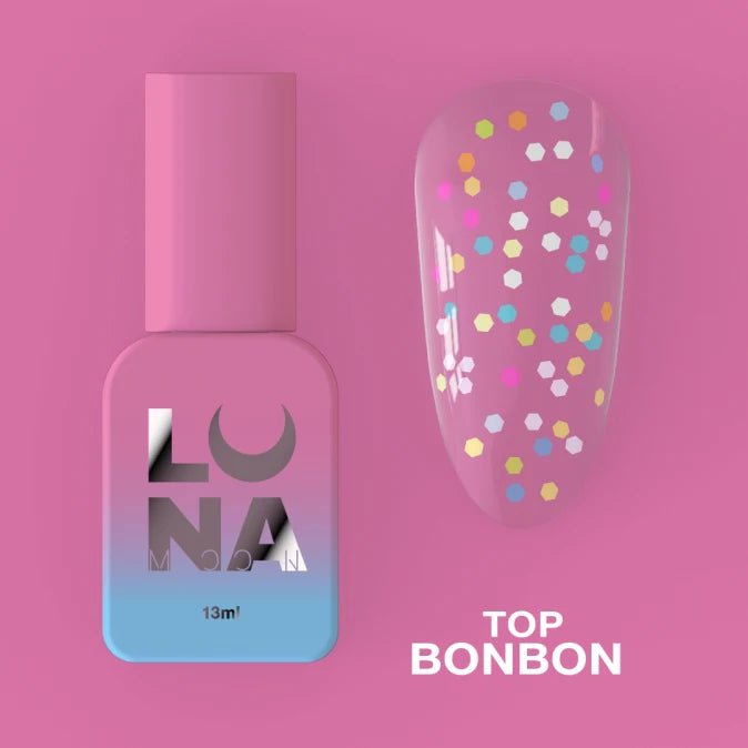 Luna Top Coat Top Bonbon (13ml) - www.texasnailstore.com