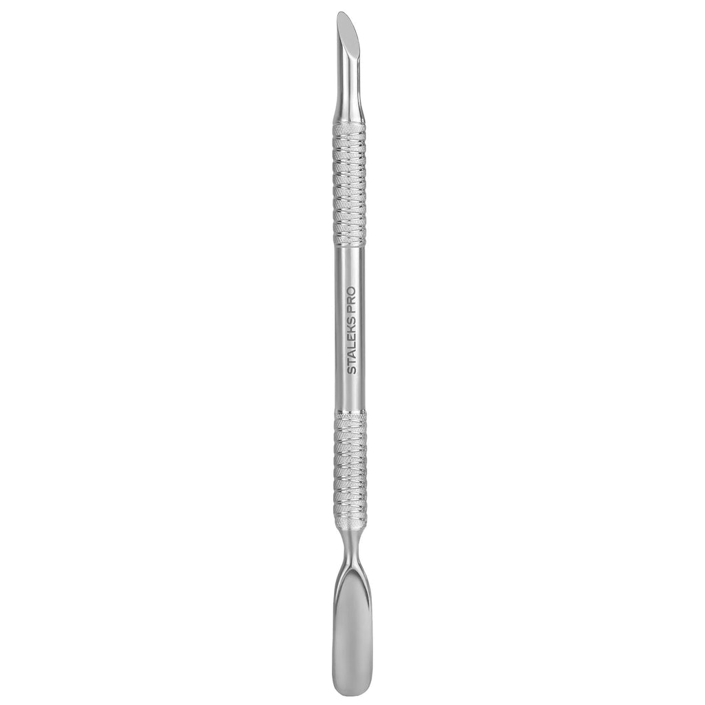 Manicure pusher STALEKS PRO EXPERT 90 TYPE 2 (slant pusher and rounded wide pushers) - www.texasnailstore.com