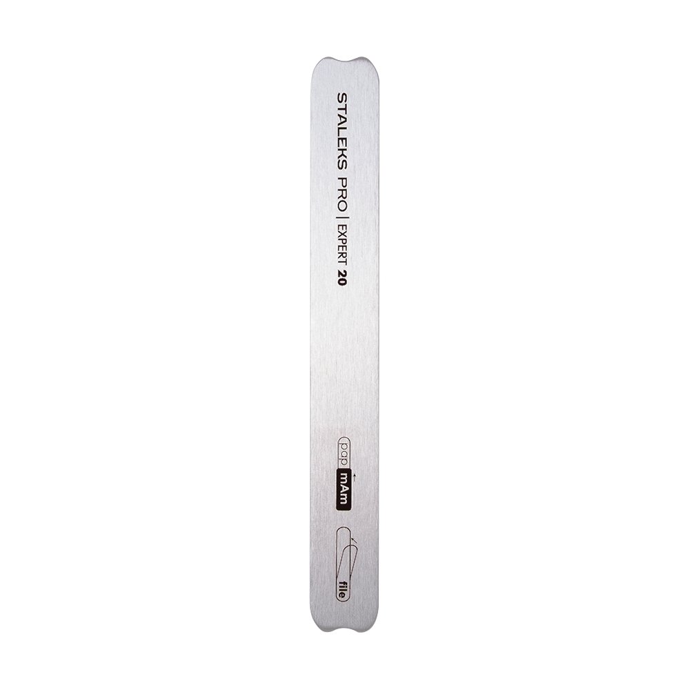 Metal base for straight nail file STALEKS PRO EXPERT 20 - www.texasnailstore.com