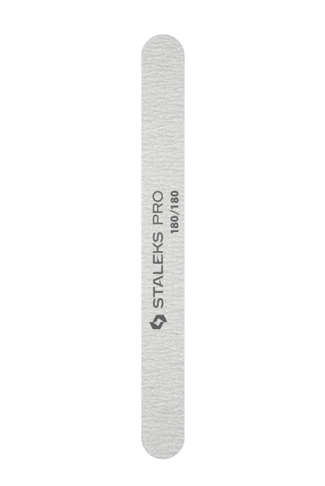 Mineral straight nail file set STALEKS PRO SMART 180/180 grit (5 pc.) - www.texasnailstore.com