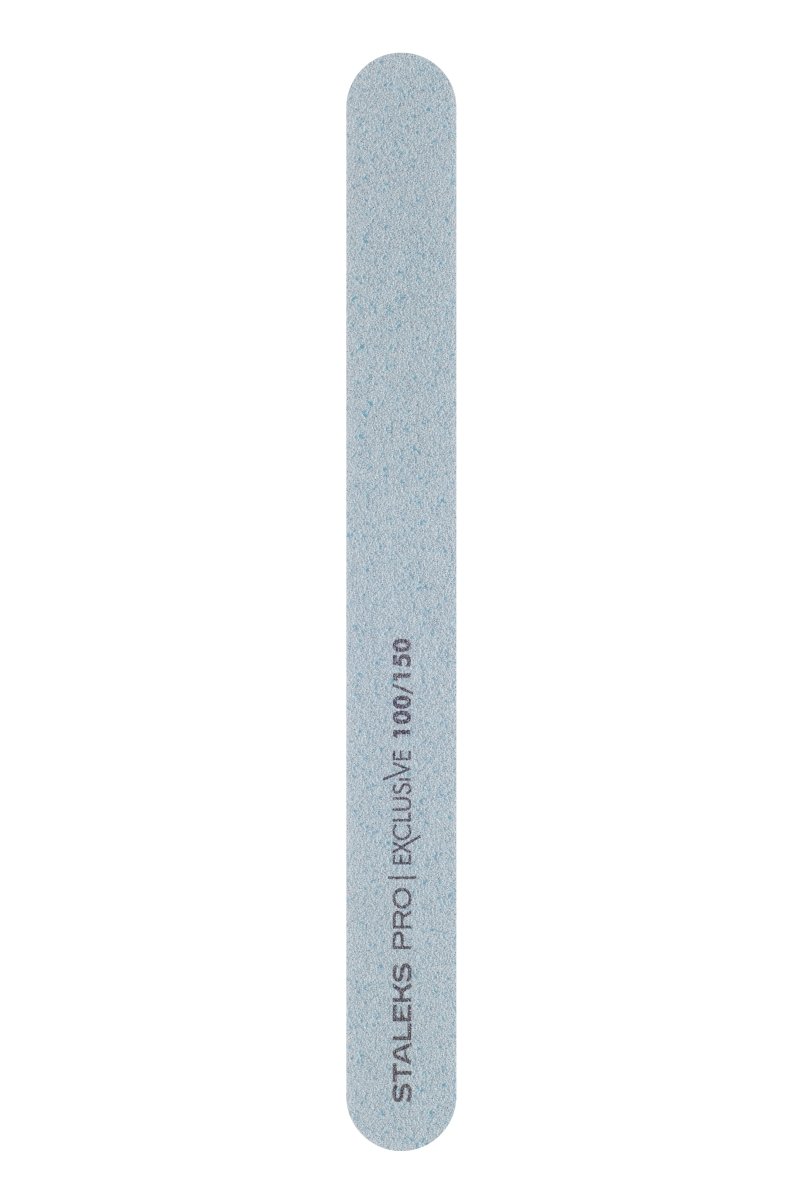 Mineral straight nail file STALEKS PRO EXCLUSIVE 100/150 grit - www.texasnailstore.com