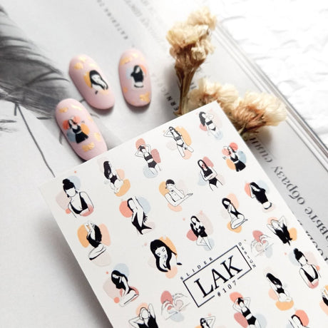 Nail stickers #107 - www.texasnailstore.com