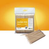 Orange stick STALEKS PRO for manicure, wooden 110 mm (100 pcs) - www.texasnailstore.com