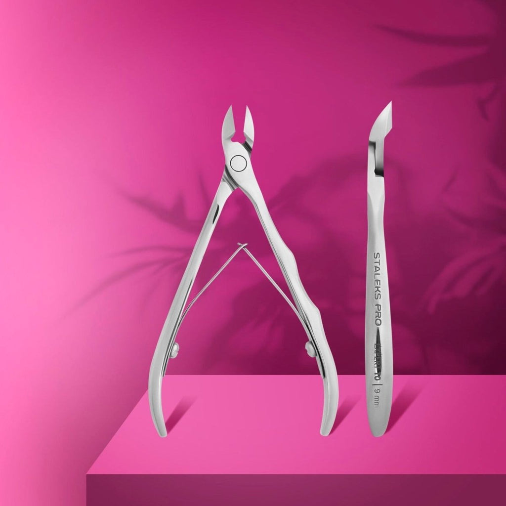 Professional cuticle nippers EXPERT 10 (9mm) - www.texasnailstore.com