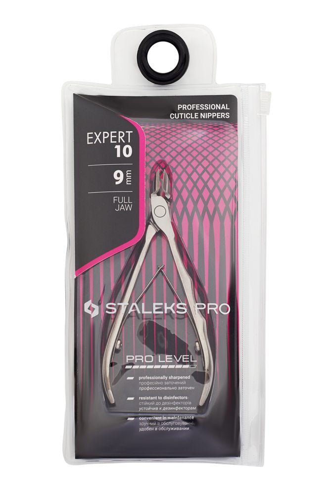 Professional cuticle nippers EXPERT 10 (9mm) - www.texasnailstore.com