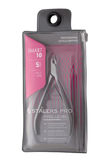 Professional cuticle nippers STALEKS PRO SMART 10 (5 mm) - www.texasnailstore.com