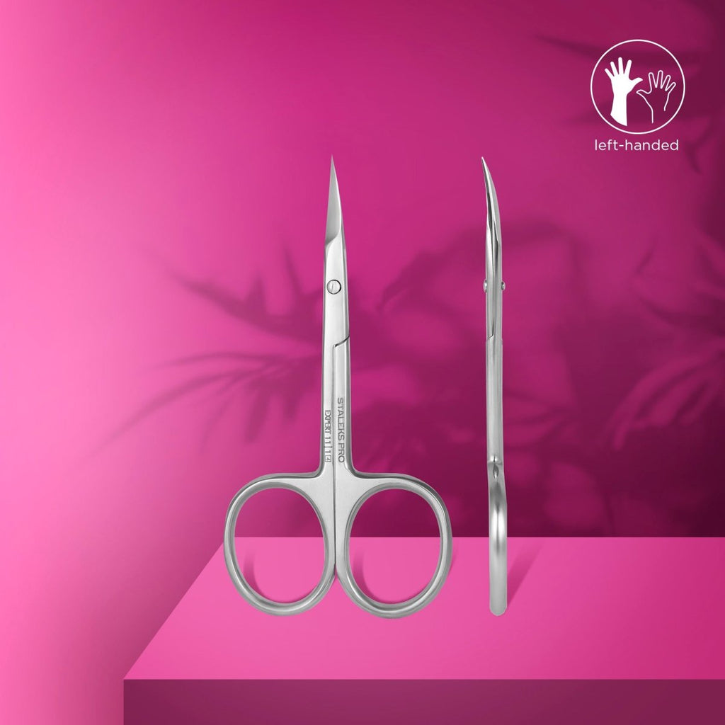 Professional cuticle scissors for LEFT HANDED USERS SE 11/1 - www.texasnailstore.com