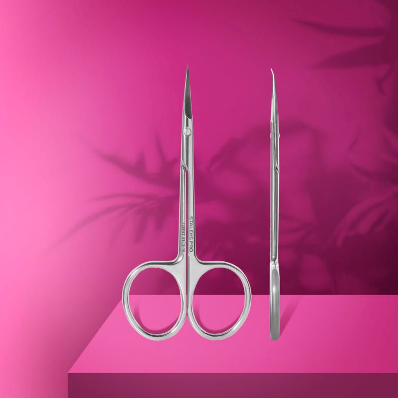 Professional cuticle scissors with hook EXPERT 51 TYPE 3 - www.texasnailstore.com