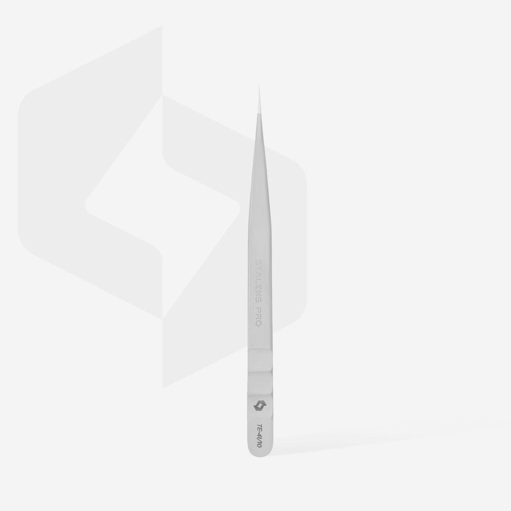 Professional eyelash tweezers EXPERT 41 TYPE 10 - www.texasnailstore.com