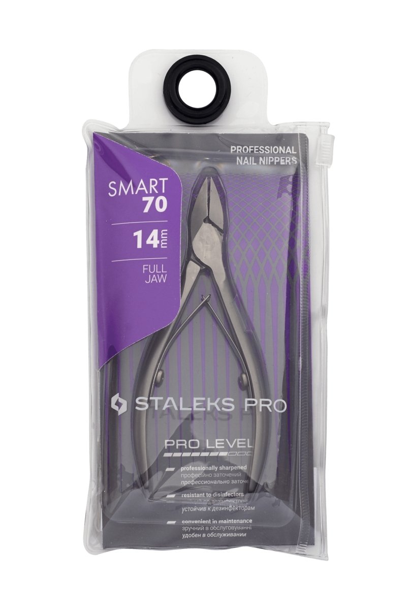 Professional nail nippers STALEKS PRO SMART 70 (14 mm) - www.texasnailstore.com