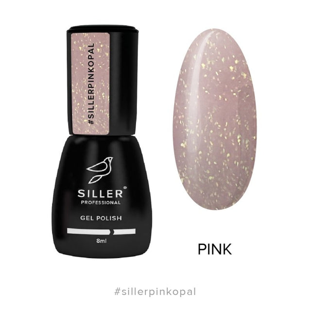 Siller Base Cover Opal Pink - www.texasnailstore.com