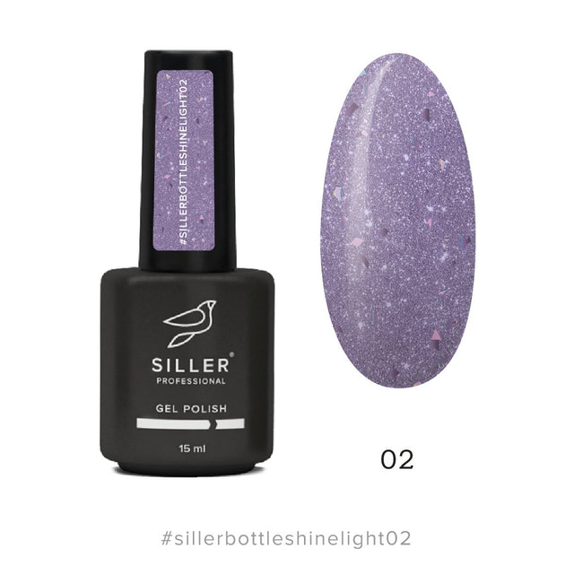 Siller Bottle Shine Light Gel #2 (15ml) - www.texasnailstore.com