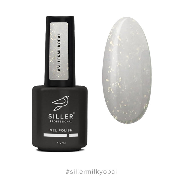 Siller Cover Base Milk Opal (15ml) - www.texasnailstore.com