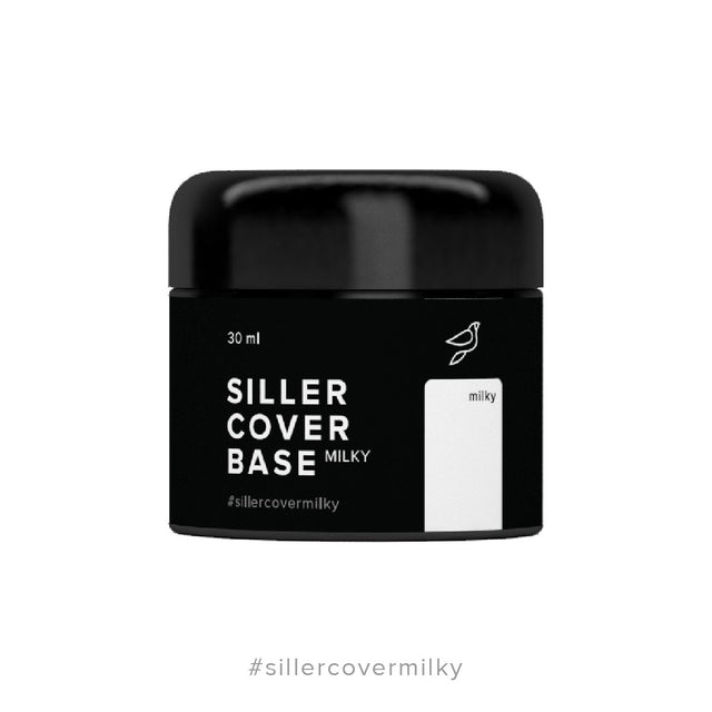 Siller Cover Base Milky (30ml) - www.texasnailstore.com