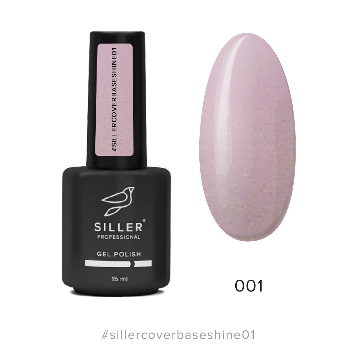 Siller Cover Shine №1 (15ml) - www.texasnailstore.com