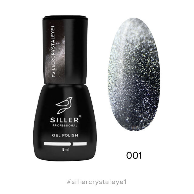 Siller Crystal eye gel polish (crystal cat), 8ml - www.texasnailstore.com