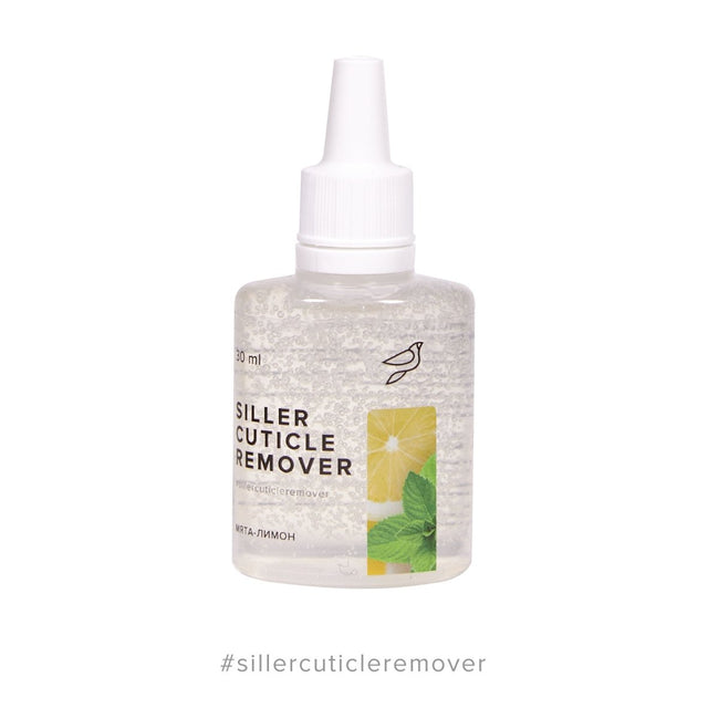 Siller Cuticle Remover "Mint-Lemon" - cuticle remover, 30ml - www.texasnailstore.com