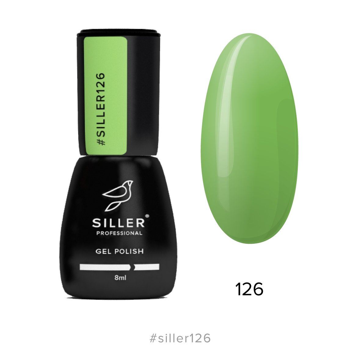 Siller Gel Polish №126 (8ml) - www.texasnailstore.com