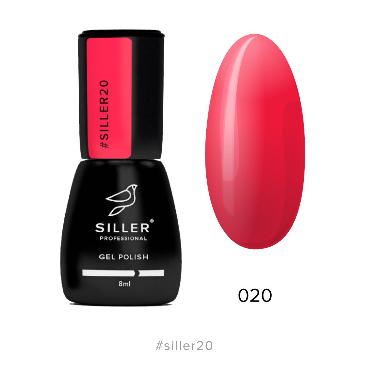 Siller Gel Polish №20 8ml - www.texasnailstore.com