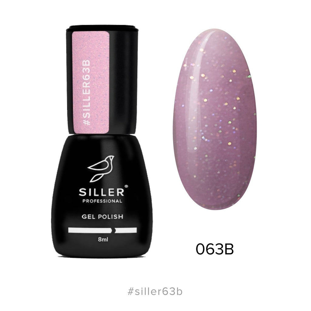 Siller Gel Polish №63B 8ml - www.texasnailstore.com