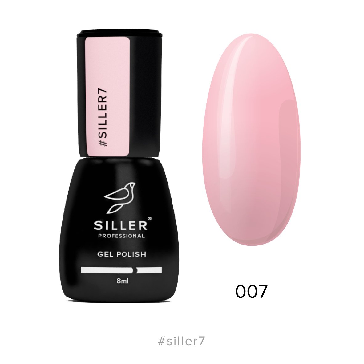 Siller Gel Polish №7 (8ml) - www.texasnailstore.com