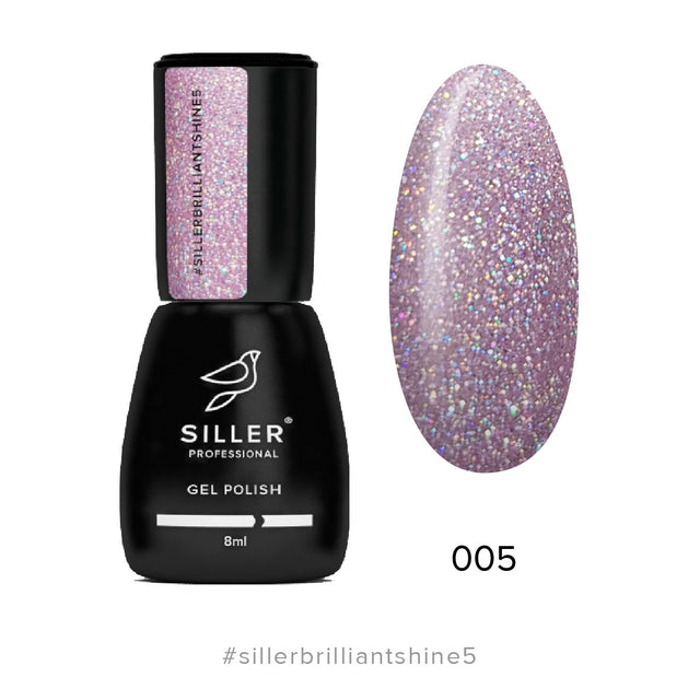 Siller Gel Polish Brilliant Shine №5 (8ml) - www.texasnailstore.com