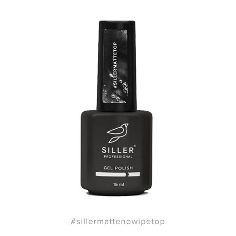 Siller Matte Top No-Wipe (15ml) - www.texasnailstore.com