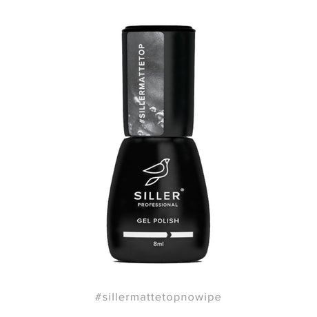 Siller Matte Top No Wipe 8ml - www.texasnailstore.com